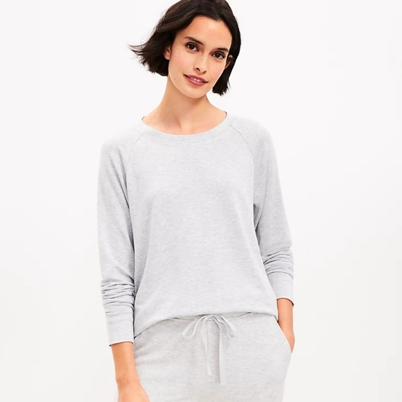 Lou & Grey Sweaters - Lou & Grey Signaturesoft Sweatshirt, grey heather, XS